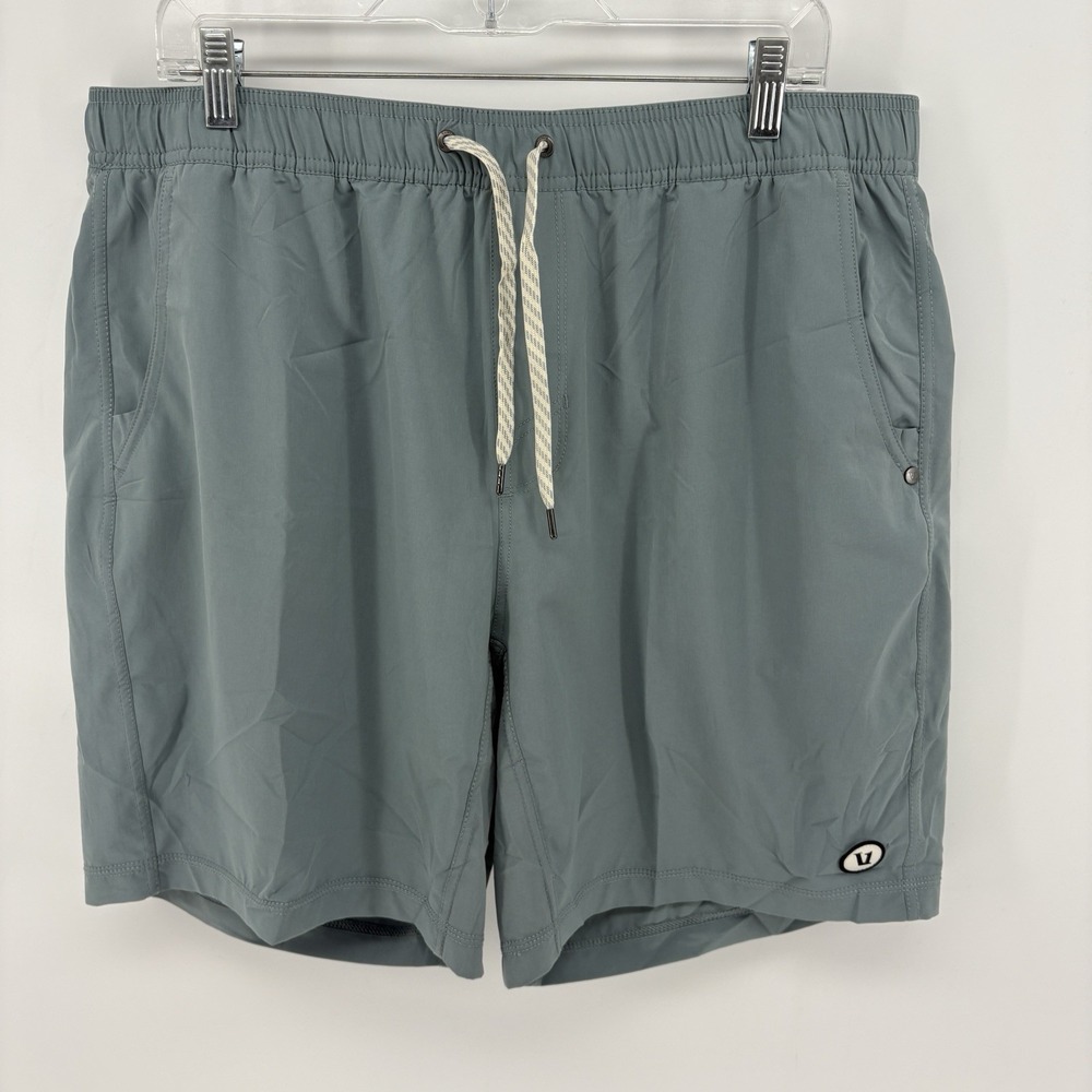 Vuori Kore Short Men XXL Blue Hybrid Shorts Lined Active Tech Drawstring